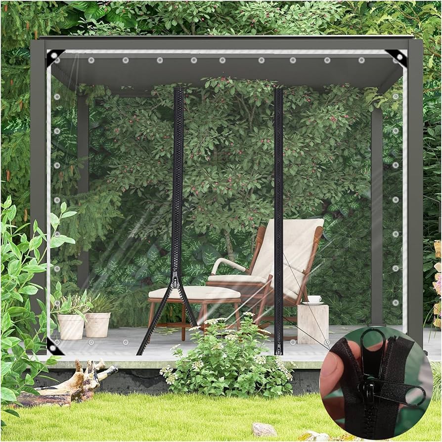 Amazon.com: ZXCVASDF PVC Clear Waterproof Tarpaulin Side